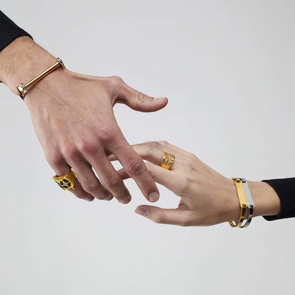 Opes Robur bracelet GOLD BOLT-ON