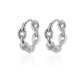Opes Robur earrings 18 White Gold CHAIN