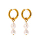 Opes Robur GOLD DOUBLE DROP PEARLS