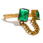 Opes Robur Gold / Green / One Size (resizable) TETHER RING