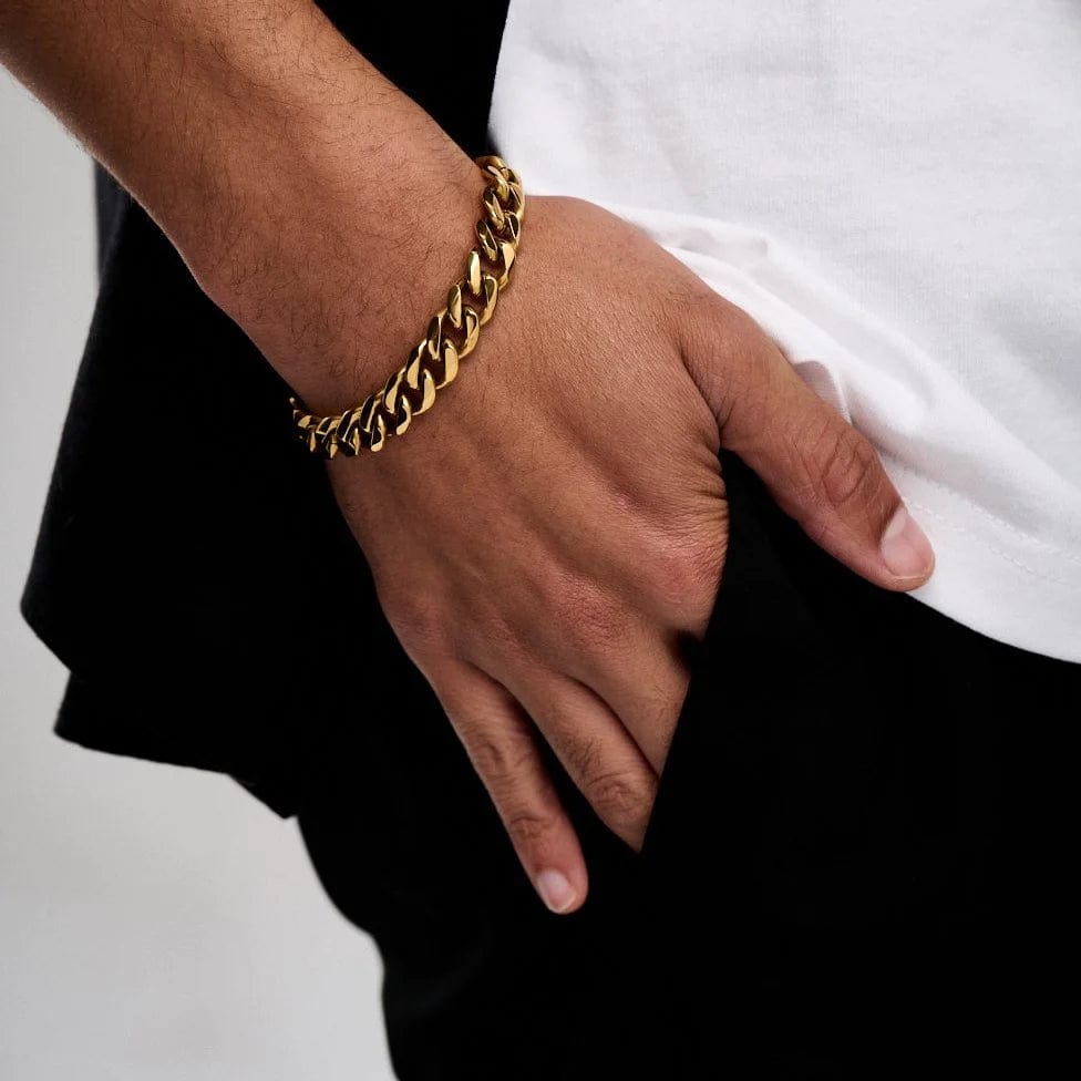 Opes Robur bracelet CURB - GOLD