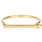Opes Robur bracelet SCREW CUFF - GOLD