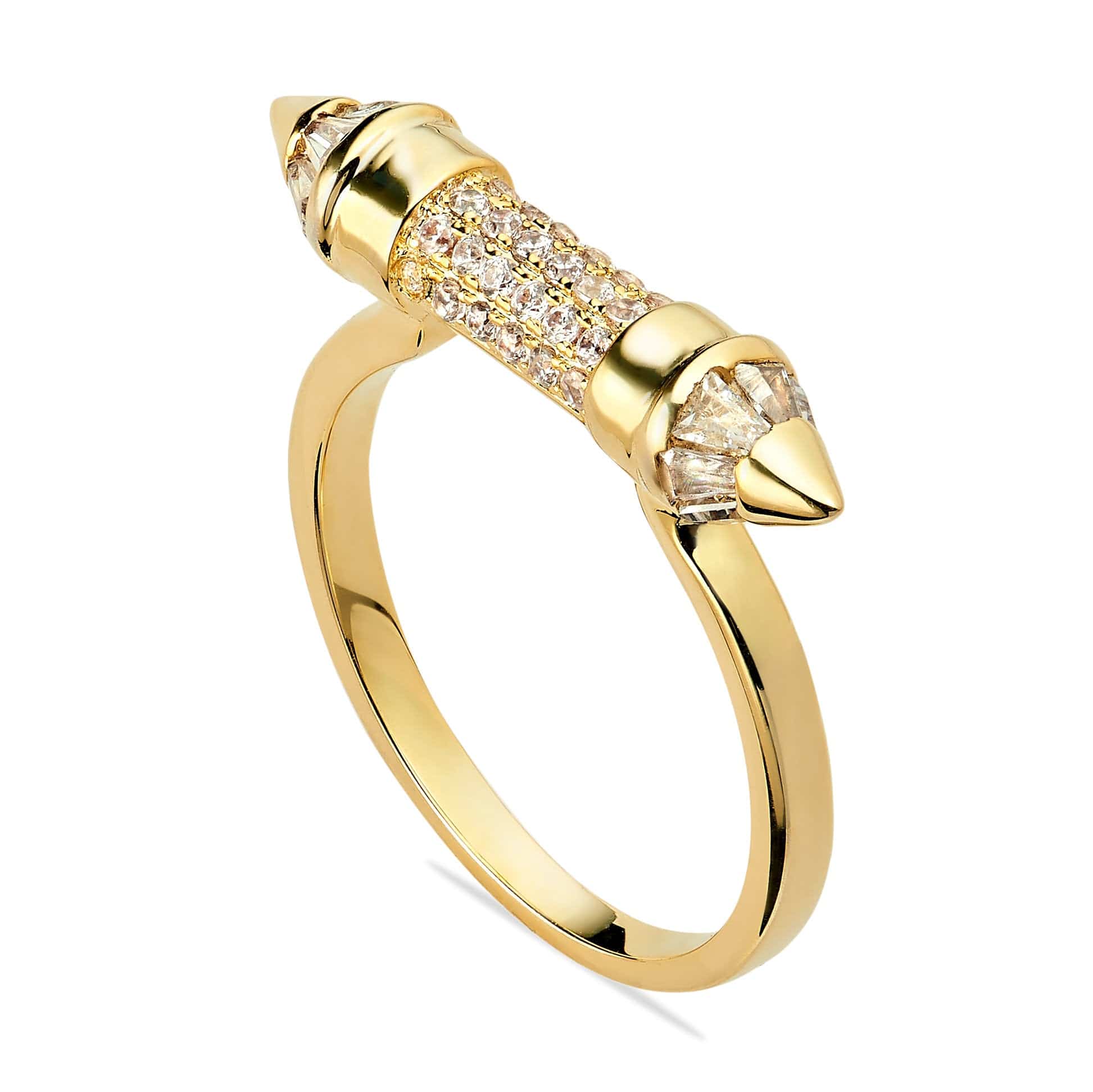 Opes Robur POINTED RING - GOLD