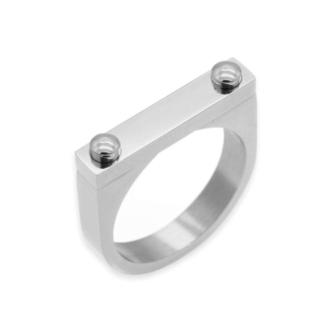 Opes Robur ring D2 - SILVER
