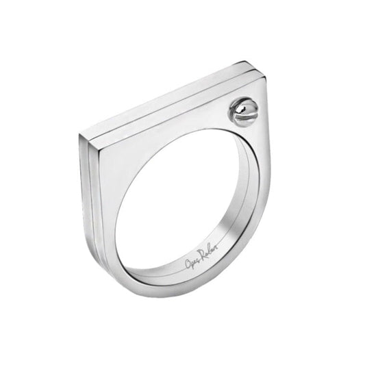 Opes Robur ring SILVER D RING
